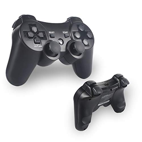 Mando PS3,Sefitopher Bluetooth Controller Joystick con Doble vibración para Playstation 3 con Cable