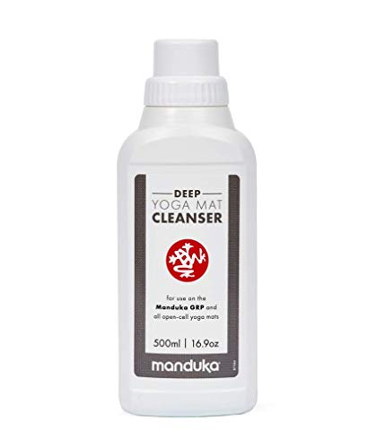 Manduka – Limpiador profundo para esterilla de yoga – Para Manduka GRP y todas las esterillas de yoga de células abiertas – 500 ml líquido de lavado para esterillas de yoga calientes