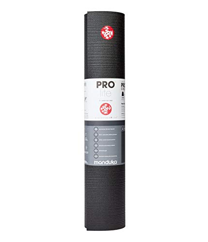 Manduka PROlite - Esterilla de yoga y pilates (180 cm), color negro Manduka PROlite - Esterilla de yoga y pilates (180 cm), color negro