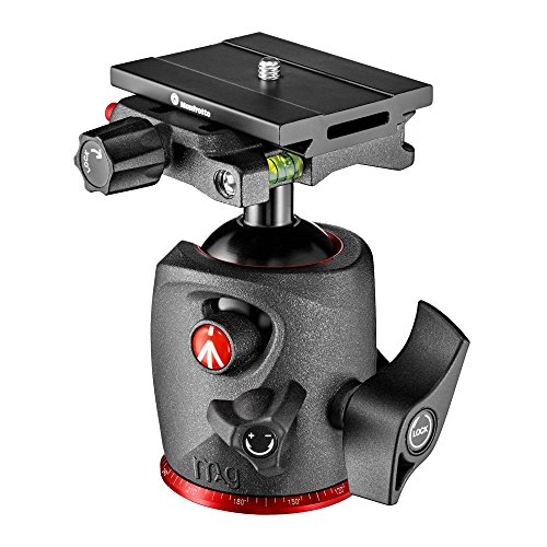 Manfrotto Cabeza de Bola XPRO con Placa de Liberación Rápida Top Lock de Alta Precisión, Movimiento Fluido, Compatible con Equipos de Fotografía, para Trípode de Cámara, Creación de Contenidos