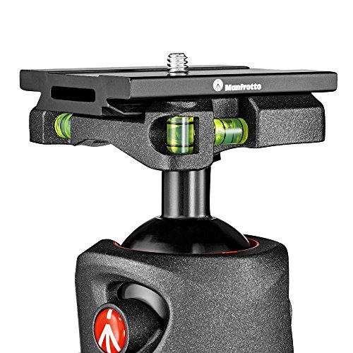 Manfrotto Cabeza de Bola XPRO con Placa de Liberación Rápida Top Lock de Alta Precisión, Movimiento Fluido, Compatible con Equipos de Fotografía, para Trípode de Cámara, Creación de Contenidos