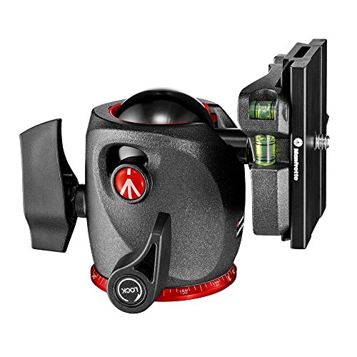 Manfrotto Cabeza de Bola XPRO con Placa de Liberación Rápida Top Lock de Alta Precisión, Movimiento Fluido, Compatible con Equipos de Fotografía, para Trípode de Cámara, Creación de Contenidos