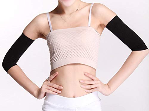 Manga de brazo Fiyuer 6 Pares adelgazar brazos shaper manguitos mujer adelgazante Formadores de Fitness Deportivo para Mujeres Niñas Pérdida de Peso