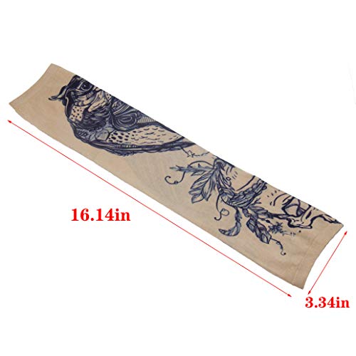 Mangas Tatuajes Falso Temporal Mangas del Brazo Para Hombres y Mujeres Geniales Vestido de Lujo Accesorio Brazo Stock