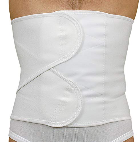 MANIFATTURA BERNINA Sana 55101 (Talla 5) - Faja compresión Abdominal Ajustable Alta 28 cm cinturón de Apoyo postoperatorio