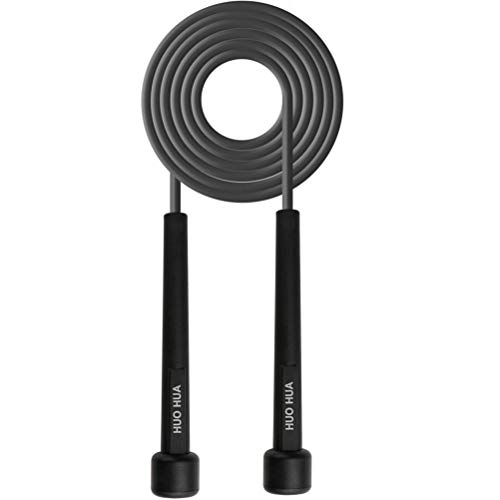 Mankoo Saltar la Cuerda de PVC Ajustable con Asas Antideslizantes Velocidad de Salto Gimnasia Fitness Gimnasia Fitness Saltar Entrenamiento de Entrenamiento de Ejercicio