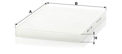 MANN-FILTER CU 2882 Filtro de Habitáculo, para automóviles, Blanco MANN-FILTER CU 2882 Filtro de Habitáculo, para automóviles, Blanco