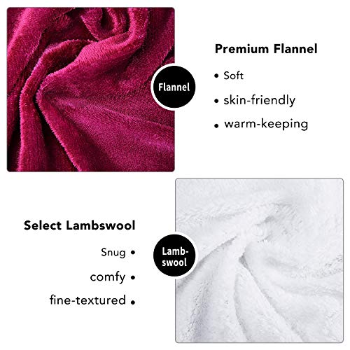 Manta Electrica Camas Sofa Franela Manta Térmica Calefaccion Rápido con Temporizador 3 Horas Apagado & 6 Niveles de Calefacción 130x180cm Lavado en Máquina, Rojo & Blanco Manta Electrica Camas Sofa Franela Manta Térmica Calefaccion Rápido con Temporizador 3 Horas Apagado & 6 Niveles de Calefacción 130x180cm Lavado en Máquina, Rojo & Blanco