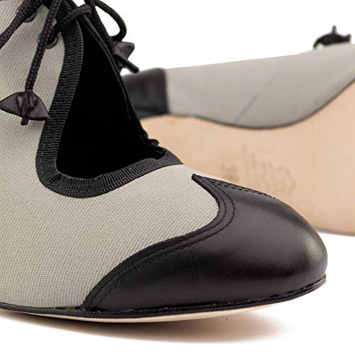 Manuel Reina - Zapatos de Swing de Mujer New Orleans - Bailar Swing, Tango, Jazz - Tacón de 5 cm (37 EU)