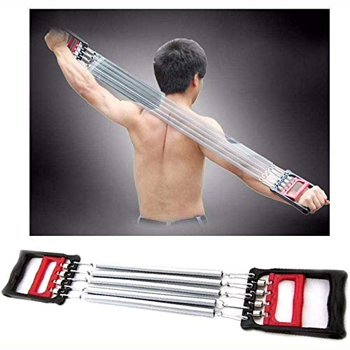 Manyao Extensor de Pecho Pecho ejercitador for los Hombres - Fuerza del Edificio de Cuerpo Pecho Tire Camilla 5 Primavera Gym Fitness