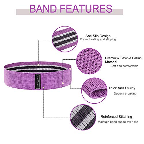 MaoXinTek Bandas Elásticas Fitness Antideslizante Cintas de Resistencia de Tela 3 Niveles con Bolsa para Gluteos, Cadera, Piernas, Brazos, Yoga, Pilates, Fitness, Crossfit MaoXinTek Bandas Elásticas Fitness Antideslizante Cintas de Resistencia de Tela 3 Niveles con Bolsa para Gluteos, Cadera, Piernas, Brazos, Yoga, Pilates, Fitness, Crossfit