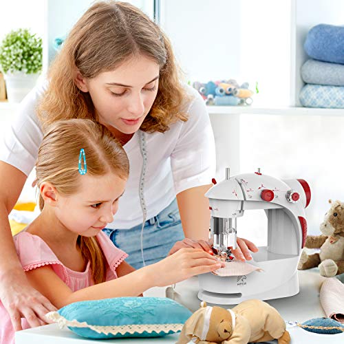Máquina de Coser para Principiantes con Bolsa Materiales de Bricolaje Máquina de Coser para Principiantes con Bolsa Materiales de Bricolaje