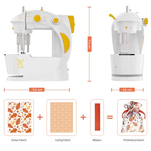 Máquina de Coser para Principiantes con Material de Bolsa de Bricolaje Máquina de Coser para Principiantes con Material de Bolsa de Bricolaje