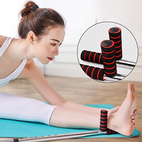 Máquina de extensión de piernas oofay, máquina de estiramiento dividida, longitud ajustable de 6 agujeros, estiramiento de piernas, utilizado para ballet, yoga, herramienta de flexibilidad elástica