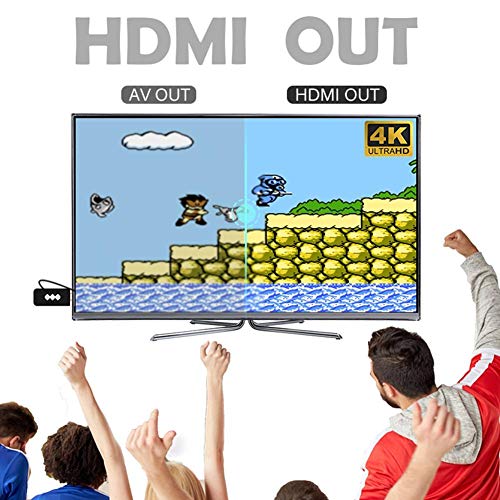 Máquina de Juegos nostálgica, con Controlador portátil USB Gamepad Consola de Juegos HDMI HD Incorporado 568 Videojuegos clásicos
