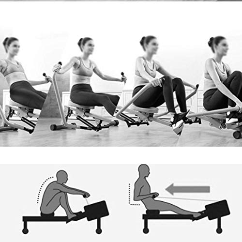 Máquina de remo de la máquina de remo for el gimnasio for el hogar, la pequeña máquina de remo de doble paleta silenciosa, dispositivo de entrenamiento de remo hidráulico casero, rodamiento de 120 kg Máquina de remo de la máquina de remo for el gimnasio for el hogar, la pequeña máquina de remo de doble paleta silenciosa, dispositivo de entrenamiento de remo hidráulico casero, rodamiento de 120 kg