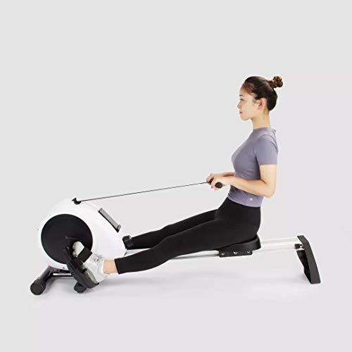Máquina de remo inteligente, extremadamente silenciosa, pequeña y eficiente, color blanco, soporta hasta 200 kg de peso, puede caminar y salir en un segundo, antideslizante, no se mueve con las manos. Máquina de remo inteligente, extremadamente silenciosa, pequeña y eficiente, color blanco, soporta hasta 200 kg de peso, puede caminar y salir en un segundo, antideslizante, no se mueve con las manos.