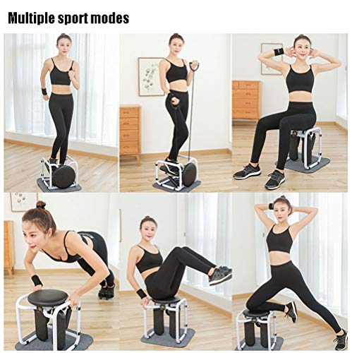 Máquina de Step para Fitness, Mini Stepper Cardio Fitness, Aparatos para Hacer Ejercicio Casa Multifuncional - Entrenando el Abdomen y Las Piernas, Carga máxima -150KG