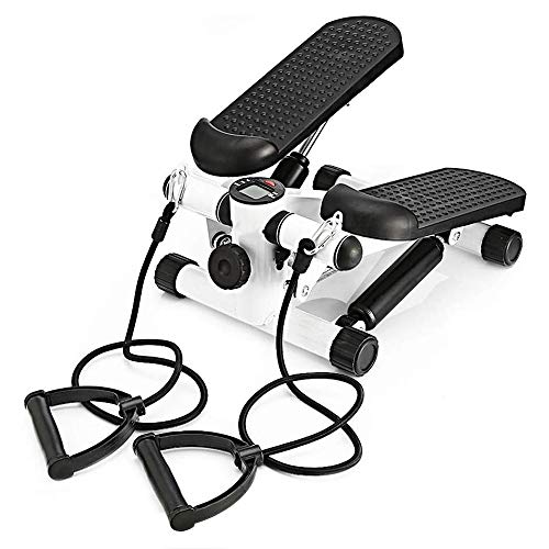 Máquina De Step Swing Stepper con Cintas De Entrenamiento, Tóner De Ejercicio Físico con Resistencia Al Brazo Entrenamiento Paso A Paso, Entrenador Casero para Glúteos Y Piernas