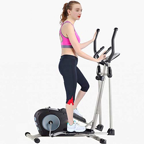 Máquina elíptica para el hogar Entrenador elíptico elíptica de la bicicleta estática-Fitness Cardio Pérdida de peso entrenamiento Máquina Negro Bicicleta de ejercicios para máquina de entrenamie