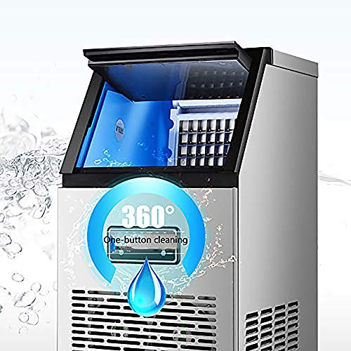 Máquina para hacer hielo - Máquina automática comercial para hacer cubitos de hielo para barra de té, cafetería, supermercado Máquina para hacer hielo - Máquina automática comercial para hacer cubitos de hielo para barra de té, cafetería, supermercado