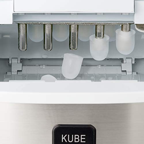 Máquina para Hacer Hielo, SilencIOSa, 100 W, Capacidad 15 Kg, Entre 6 y 13 Minutos, 3 Tamaños de Cubitos, Gris, Acero Inoxidable. H.Koenig_Kb15, Blanco y Gris Máquina para Hacer Hielo, SilencIOSa, 100 W, Capacidad 15 Kg, Entre 6 y 13 Minutos, 3 Tamaños de Cubitos, Gris, Acero Inoxidable. H.Koenig_Kb15, Blanco y Gris