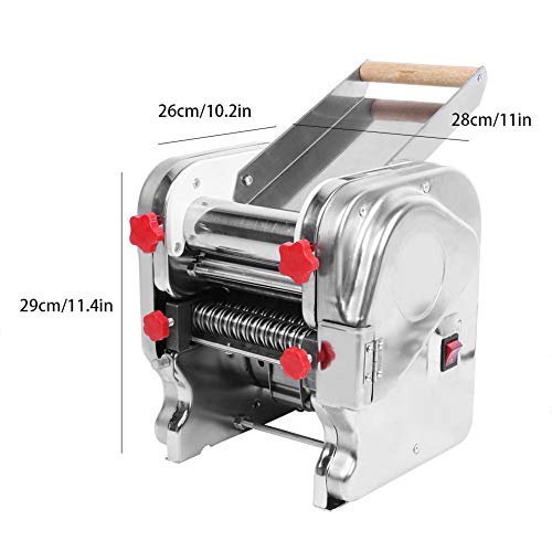 Máquina para hacer pasta eléctrica, máquina para hacer pasta de acero inoxidable para el restaurante casero comercial EU 220V Máquina para hacer pasta eléctrica, máquina para hacer pasta de acero inoxidable para el restaurante casero comercial EU 220V