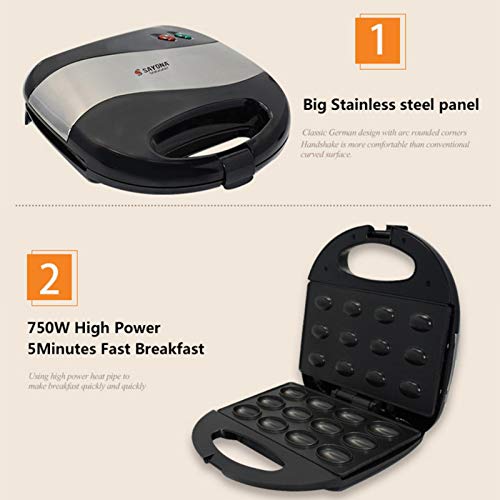 Máquina Para Hornear Nueces, Plancha Para Gofres, Máquina Para Hacer Pasteles De Nueces Eléctrica Para El Hogar, Tostadora Para Sándwiches, Galletas Para El Desayuno Caseras, Herramientas Para Hornea Máquina Para Hornear Nueces, Plancha Para Gofres, Máquina Para Hacer Pasteles De Nueces Eléctrica Para El Hogar, Tostadora Para Sándwiches, Galletas Para El Desayuno Caseras, Herramientas Para Hornea