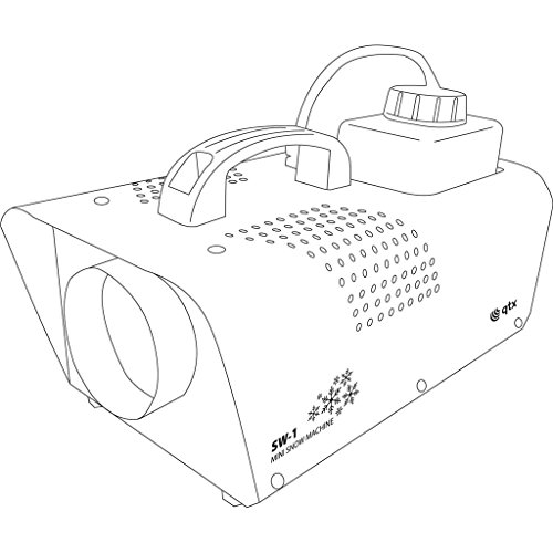 Máquina para nieve QTX SW, pequeña, 600 W, 5 m/min, 1,2 l