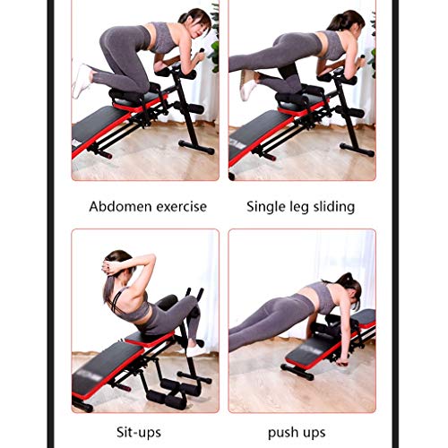 Máquinas de piernas Máquina enrolladora de Abdomen Banco de Mancuernas para el hogar Tabla de Abdominales Ajustable Equipos de Fitness para Hombres y Mujeres Equipo de Adelgazamiento Máquinas de piernas Máquina enrolladora de Abdomen Banco de Mancuernas para el hogar Tabla de Abdominales Ajustable Equipos de Fitness para Hombres y Mujeres Equipo de Adelgazamiento