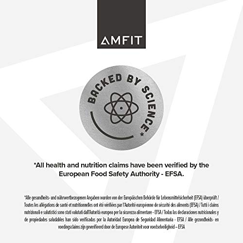 Marca Amazon - Amfit Nutrition Aminoácidos de cadena ramificada (BCAA), sabor a fresa y lima, 500 g (anteriormente PBN)