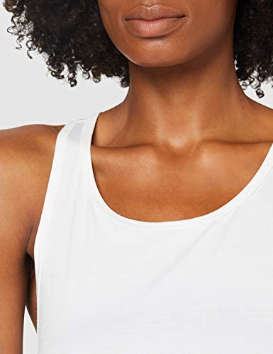 Marca Amazon - AURIQUE Camiseta Deportiva de Tirantes Mujer, Gris (Charcoal Marl), 42, Label:L Marca Amazon - AURIQUE Camiseta Deportiva de Tirantes Mujer, Gris (Charcoal Marl), 42, Label:L