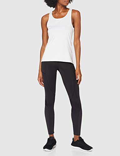 Marca Amazon - AURIQUE Camiseta Deportiva de Tirantes Mujer, Gris (Charcoal Marl), 42, Label:L Marca Amazon - AURIQUE Camiseta Deportiva de Tirantes Mujer, Gris (Charcoal Marl), 42, Label:L