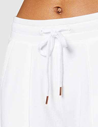 Marca Amazon - AURIQUE Jogger - Pantalones Mujer, Blanco (White), 40, Label:M