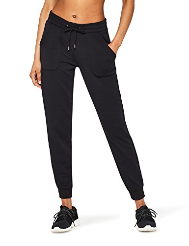 Marca Amazon - AURIQUE Jogger - Pantalones Mujer, Negro (Black), 36, Label:XS