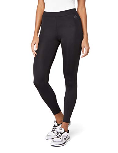 Marca Amazon - AURIQUE Leggings Deporte Petite Mujer, Negro (Black), 34, Label:XXS