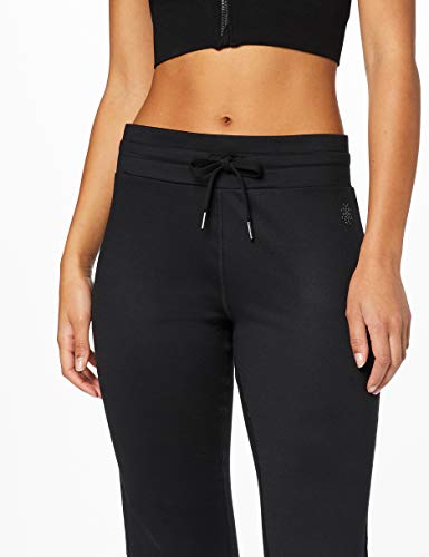 Marca Amazon - AURIQUE Pantalón de Yoga Mujer, Negro (Black), 42, Label:L