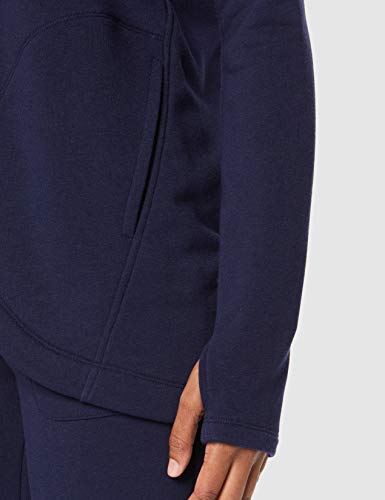 Marca Amazon - AURIQUE Sudadera Cruzada con Capucha Mujer, Azul (Navy), 38, Label:S Marca Amazon - AURIQUE Sudadera Cruzada con Capucha Mujer, Azul (Navy), 38, Label:S