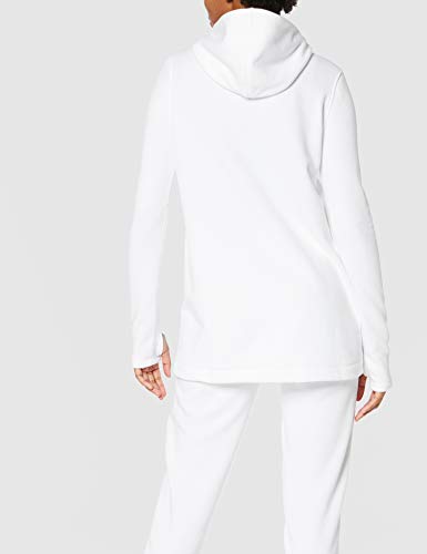 Marca Amazon - AURIQUE Sudadera Cruzada con Capucha Mujer, Blanco (White), 38, Label:S Marca Amazon - AURIQUE Sudadera Cruzada con Capucha Mujer, Blanco (White), 38, Label:S
