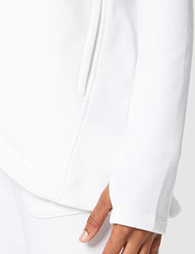 Marca Amazon - AURIQUE Sudadera Cruzada con Capucha Mujer, Blanco (White), 38, Label:S Marca Amazon - AURIQUE Sudadera Cruzada con Capucha Mujer, Blanco (White), 38, Label:S