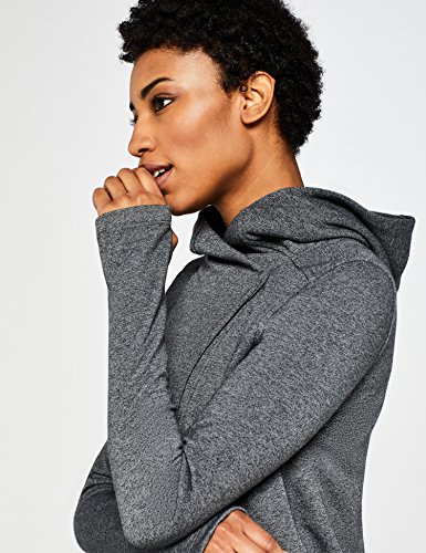 Marca Amazon - AURIQUE Sudadera Cruzada con Capucha Mujer, Gris (Dark Grey), 42, Label:L Marca Amazon - AURIQUE Sudadera Cruzada con Capucha Mujer, Gris (Dark Grey), 42, Label:L
