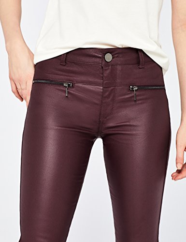 Marca Amazon - find. Pantalones Mujer, Burdeos oscuro (arándano), 42, Label: L Marca Amazon - find. Pantalones Mujer, Burdeos oscuro (arándano), 42, Label: L