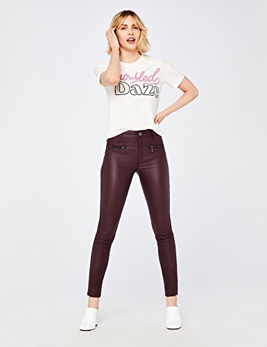 Marca Amazon - find. Pantalones Mujer, Burdeos oscuro (arándano), 42, Label: L Marca Amazon - find. Pantalones Mujer, Burdeos oscuro (arándano), 42, Label: L