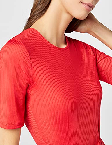 Marca Amazon - find. Rib Cropped Jumpsuit_18AMA040 - Jumpsuit Mujer, Rojo (ROJO), 38, Label: S Marca Amazon - find. Rib Cropped Jumpsuit_18AMA040 - Jumpsuit Mujer, Rojo (ROJO), 38, Label: S