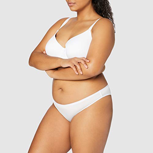 Marca Amazon - IRIS & LILLY BLIC001 sujetadores, Blanco (White), 105D (Talla del fabricante: 40D) Marca Amazon - IRIS & LILLY BLIC001 sujetadores, Blanco (White), 105D (Talla del fabricante: 40D)