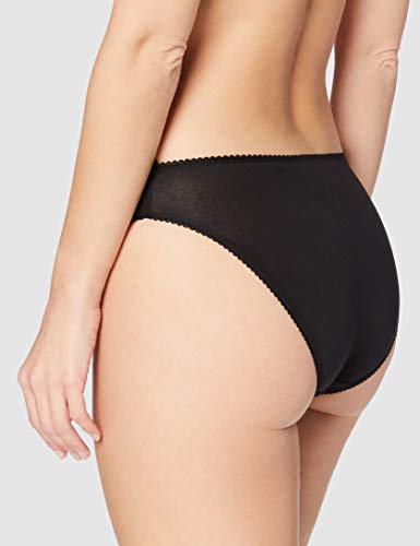 Marca Amazon - IRIS & LILLY Braguita para Mujer Pack de 5, Negro (Black), XL Marca Amazon - IRIS & LILLY Braguita para Mujer Pack de 5, Negro (Black), XL