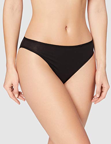 Marca Amazon - IRIS & LILLY Braguita para Mujer Pack de 5, Negro (Black), XL Marca Amazon - IRIS & LILLY Braguita para Mujer Pack de 5, Negro (Black), XL