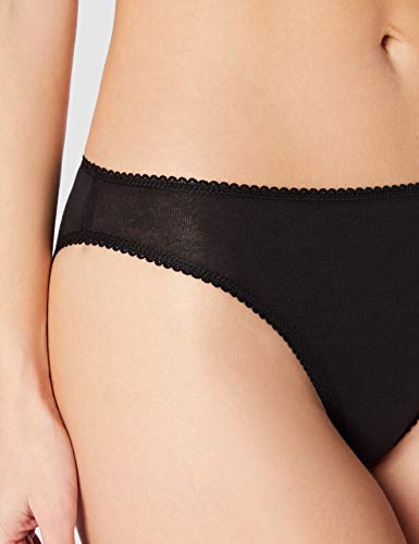 Marca Amazon - IRIS & LILLY Braguita para Mujer Pack de 5, Negro (Black), XL Marca Amazon - IRIS & LILLY Braguita para Mujer Pack de 5, Negro (Black), XL