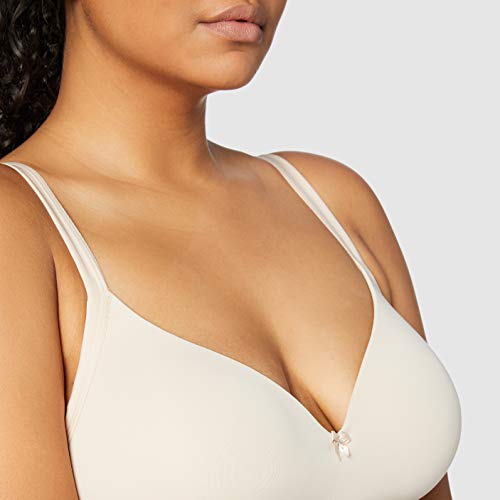 Marca Amazon - IRIS & LILLY Sujetador sin Aros con Relleno Mujer, Beige (Nude), 100A, Label: 38A Marca Amazon - IRIS & LILLY Sujetador sin Aros con Relleno Mujer, Beige (Nude), 100A, Label: 38A