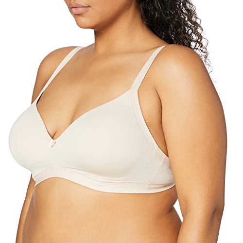 Marca Amazon - IRIS & LILLY Sujetador sin Aros con Relleno Mujer, Beige (Nude), 100A, Label: 38A Marca Amazon - IRIS & LILLY Sujetador sin Aros con Relleno Mujer, Beige (Nude), 100A, Label: 38A